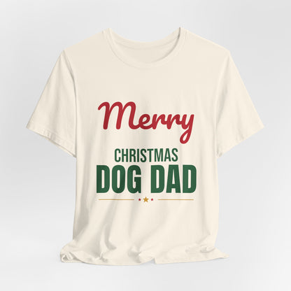Merry Christmas Dog Dad Shirt, Dog Dad Christmas T-Shirt, Dog Lover Gift