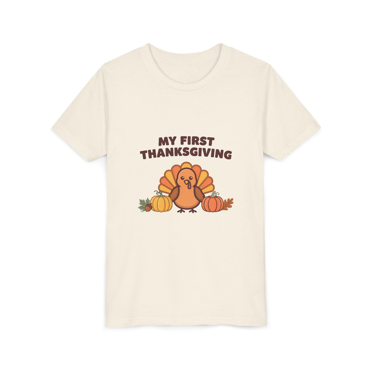 My First Thanksgiving Kids Shirt, Kids Thanksgiving Shirt, Youth Tee