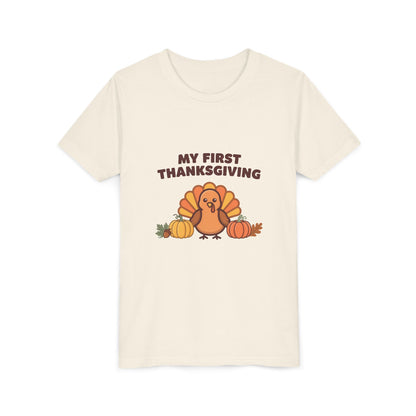 My First Thanksgiving Kids Shirt, Kids Thanksgiving Shirt, Youth Tee