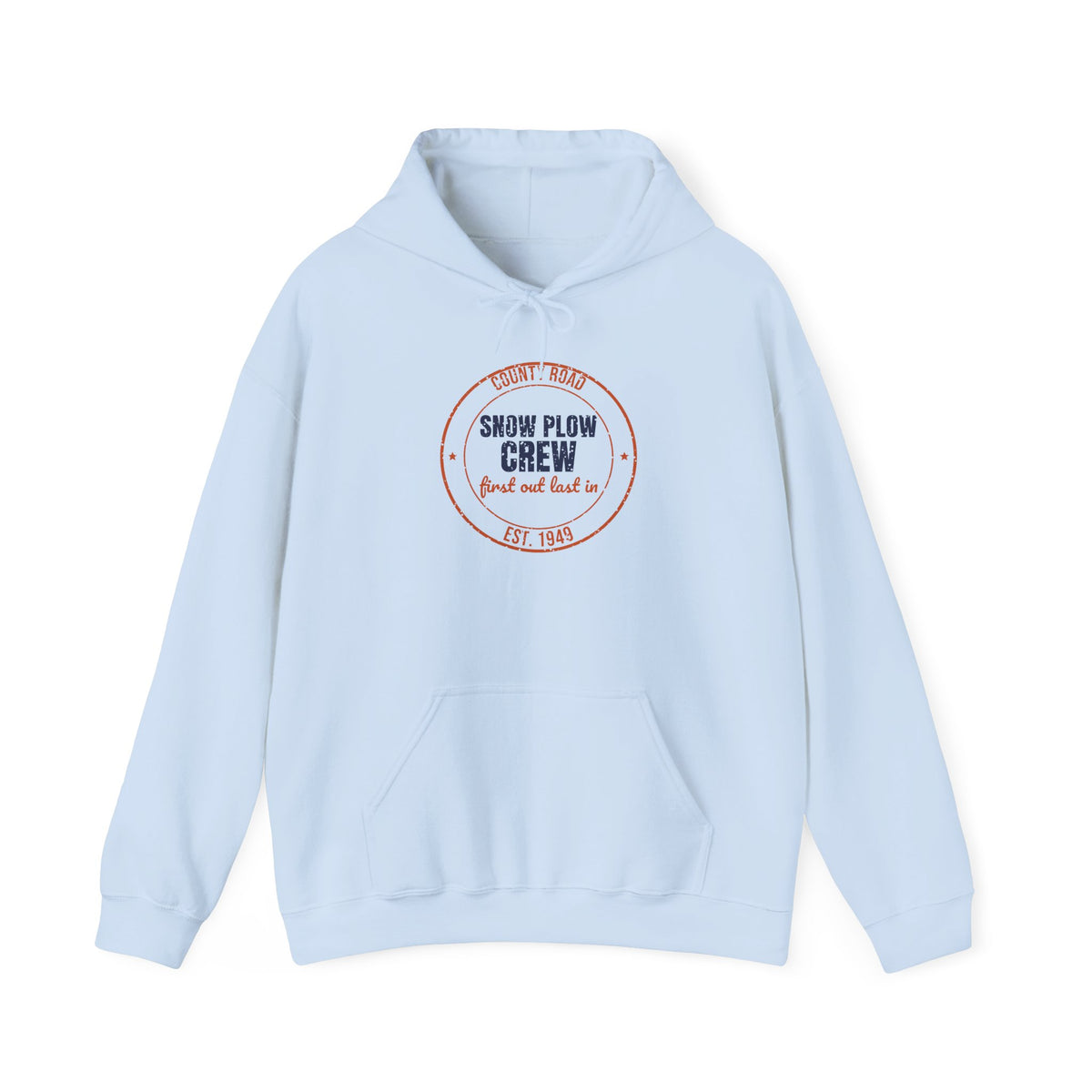 County Road Snow Plow Crew Est. 1949 Hoodie, Vintage Winter Hoodie