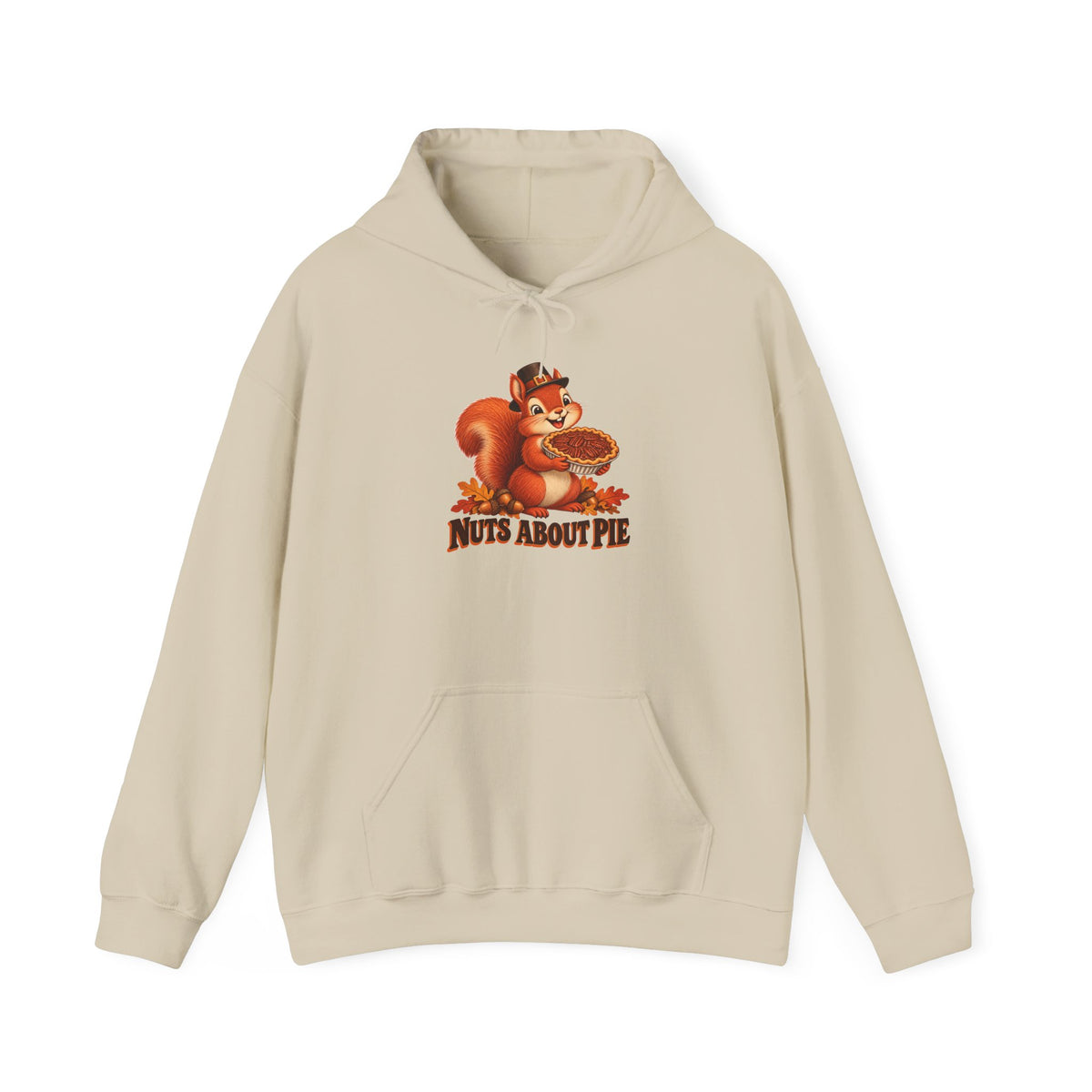 Nuts About Pie Squirrel Thanksgiving Hoodie, Squirrel Thanksgiving Hoodie