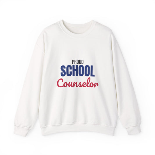Proud School Counselor Sweatshirt, School Counselor Crewneck Sweatshirt
