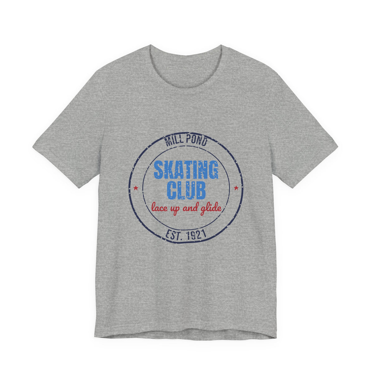 Mill Pond Skating Club Est. 1921 Shirt, Vintage Winter T-Shirt, Vintage Winter Gift