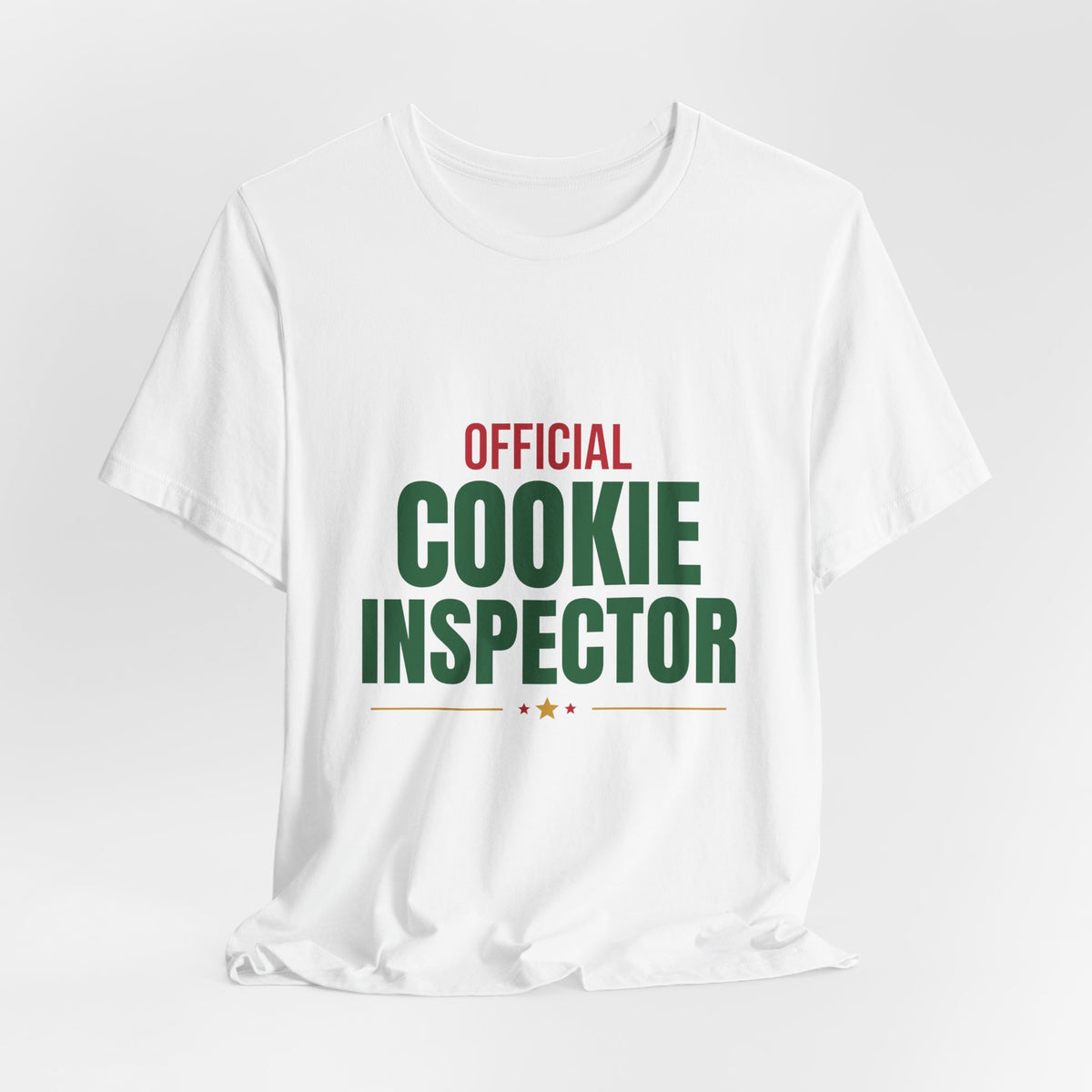 Official Cookie Inspector Shirt, Funny Christmas Baking T-Shirt