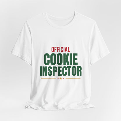 Official Cookie Inspector Shirt, Funny Christmas Baking T-Shirt
