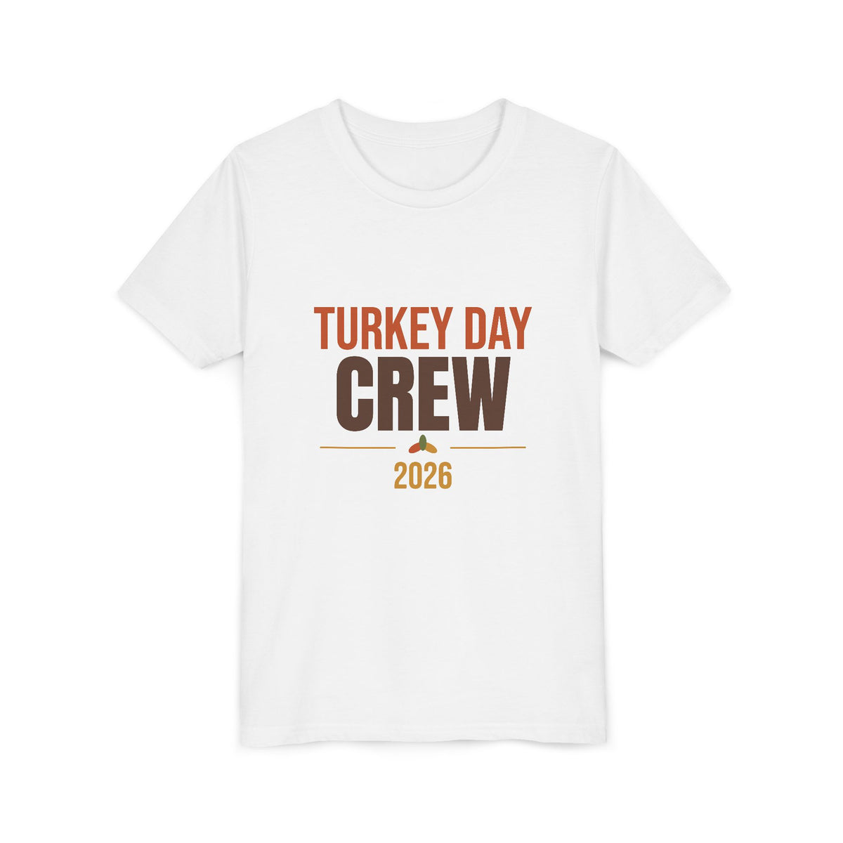 Turkey Day Crew 2026 Kids Shirt, Kids Thanksgiving T-Shirt