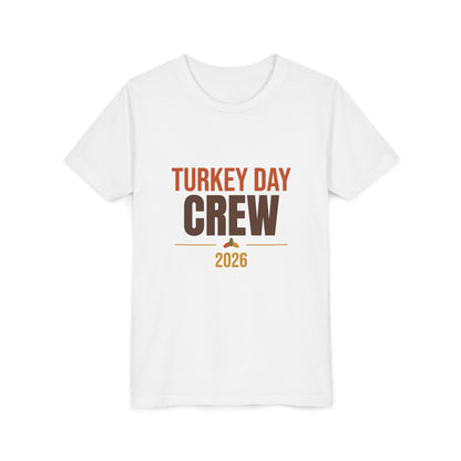 Turkey Day Crew 2026 Kids Shirt, Kids Thanksgiving T-Shirt