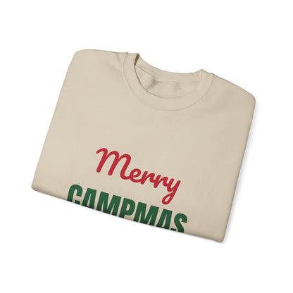 Merry Campmas Sweatshirt, Camping Christmas Crewneck, Camper Gift