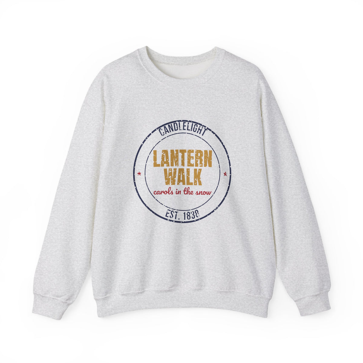Candlelight Lantern Walk Est. 1838 Sweatshirt, Vintage Christmas Crewneck Sweatshirt