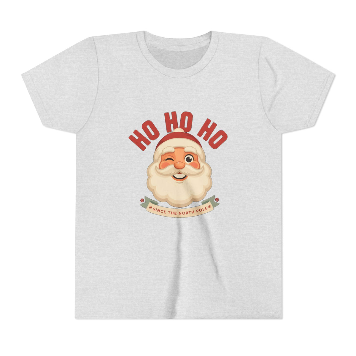 Ho Ho Ho Vintage Santa Kids Shirt, Kids Vintage Santa Christmas T-Shirt