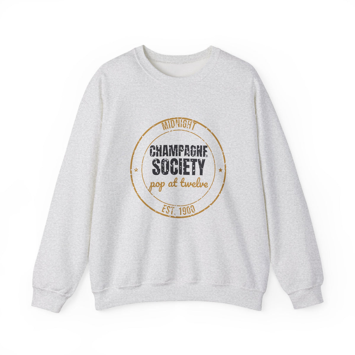 Midnight Champagne Society Est. 1900 Sweatshirt, Vintage New Year Crewneck Sweatshirt