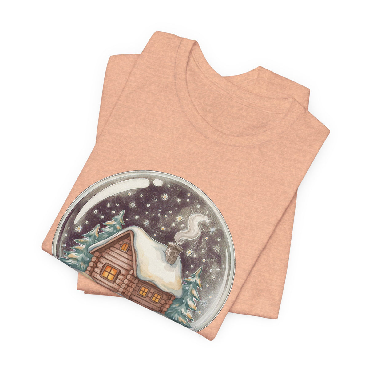 Cozy Cabin Christmas Snow Globe Shirt, Cozy Cabin Christmas Snow Globe T-Shirt