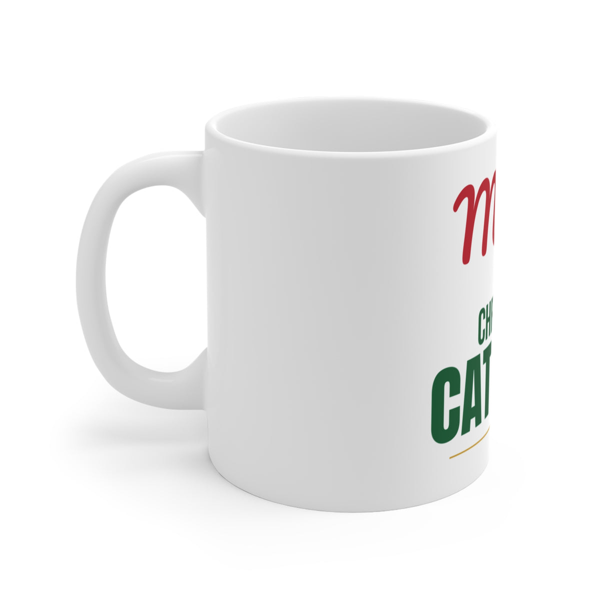 Merry Christmas Cat Mom Mug, Cat Mom Christmas Coffee Mug 11oz