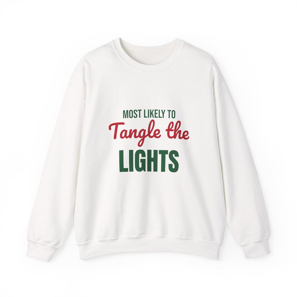 Most Likely to Tangle the Lights Sweatshirt, Most Likely to Tangle the Lights Christmas Sweatshirt