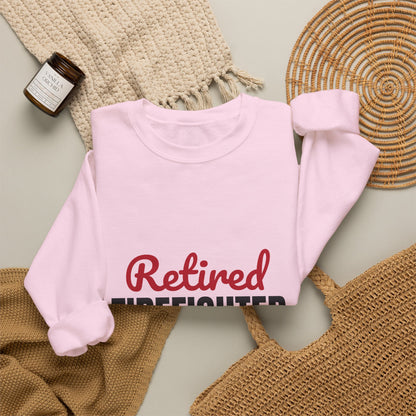 Retired Firefighter Sweatshirt, Firefighter Retirement Crewneck