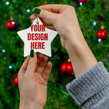 Custom Photo Christmas Ornament – Upload Your Photo or Text