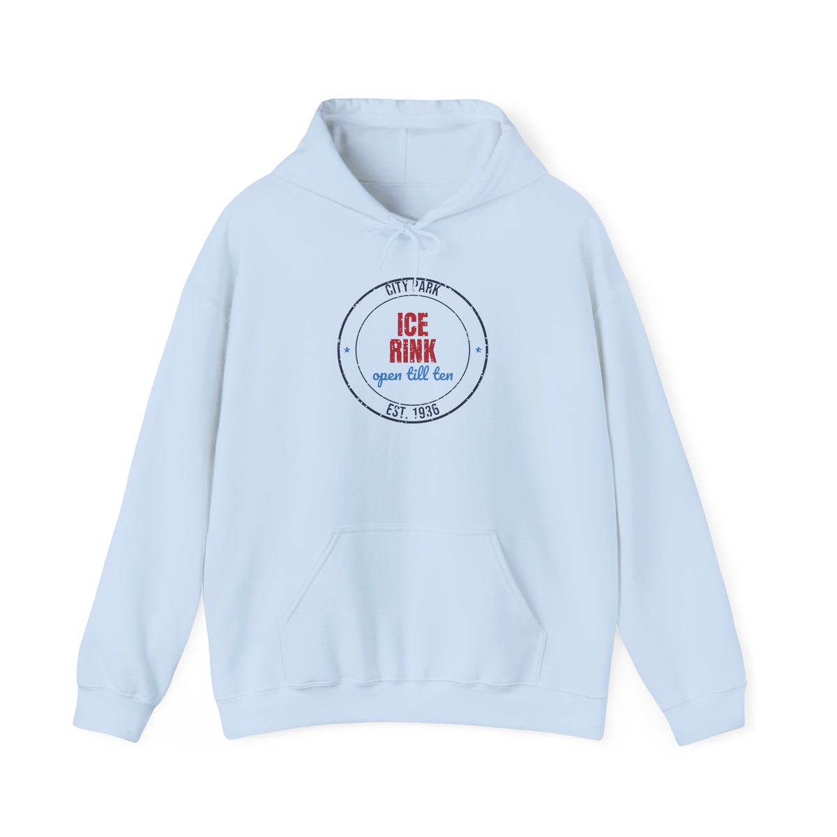 City Park Ice Rink Open Till Ten Est. 1936 Hoodie, Vintage Winter Hoodie
