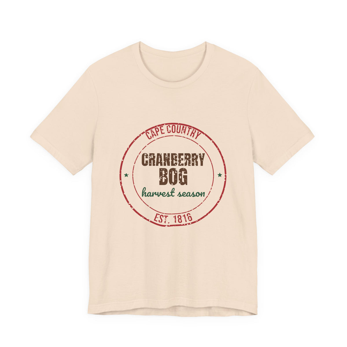 Cape Country Cranberry Bog Est. 1816 Shirt, Vintage Thanksgiving T-Shirt, Vintage Thanksgiving Gift