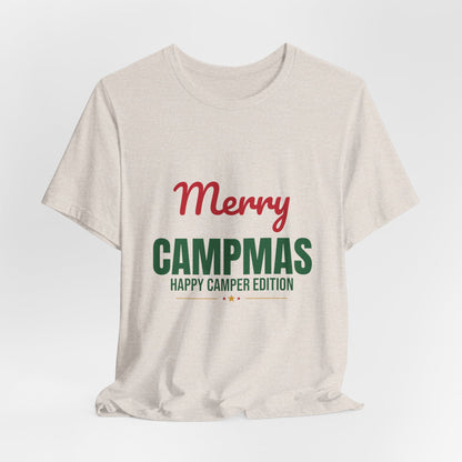 Merry Campmas Shirt, Camping Christmas T-Shirt, Camper Gift