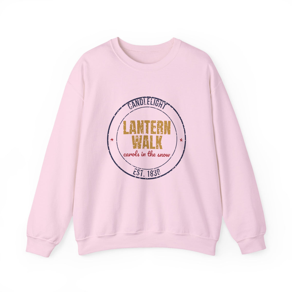 Candlelight Lantern Walk Est. 1838 Sweatshirt, Vintage Christmas Crewneck Sweatshirt