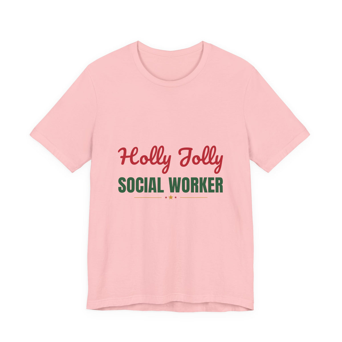 Holly Jolly Social Worker Shirt, Social Worker Christmas T-Shirt, Social Worker Gift