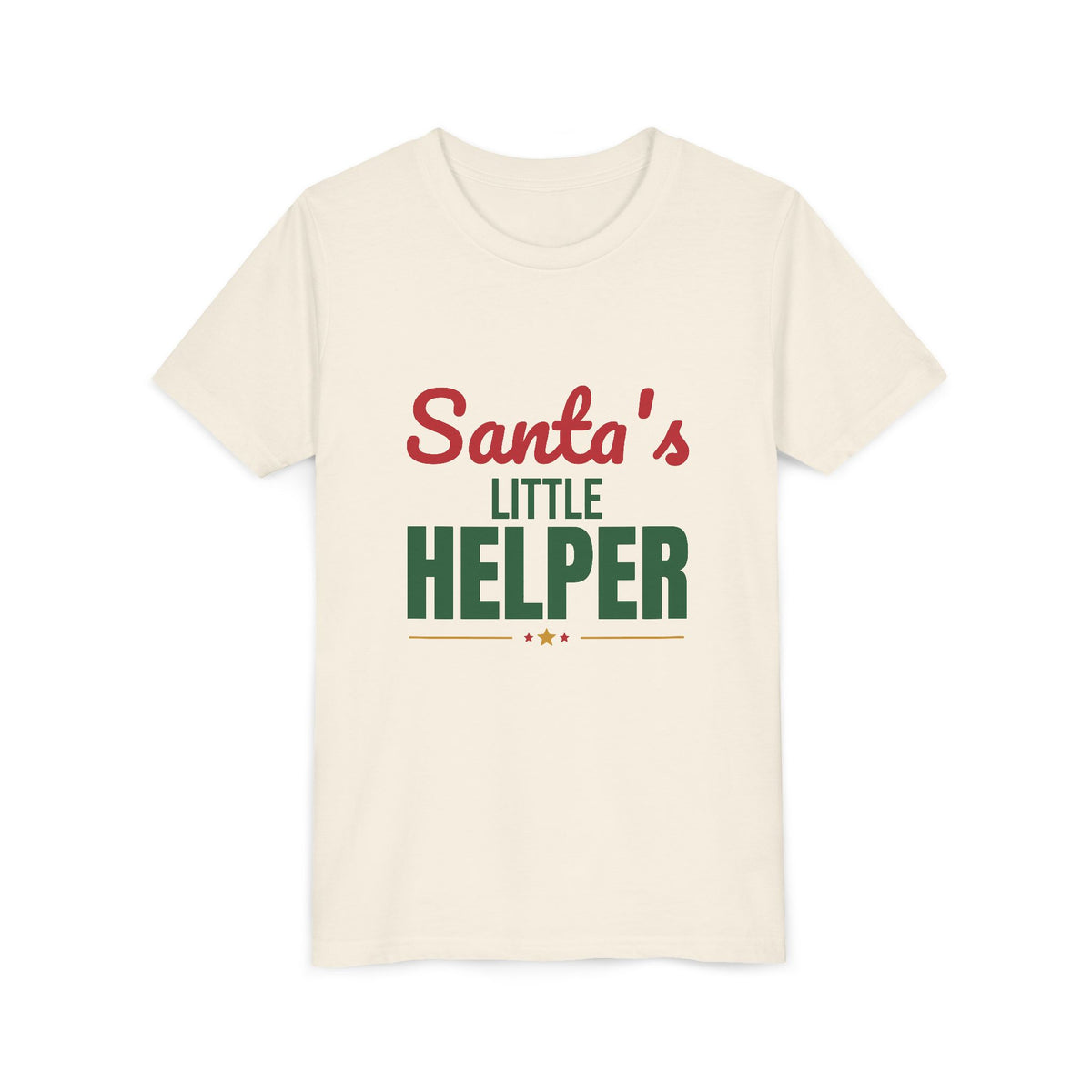 Santa's Little Helper Kids Shirt, Kids Christmas T-Shirt
