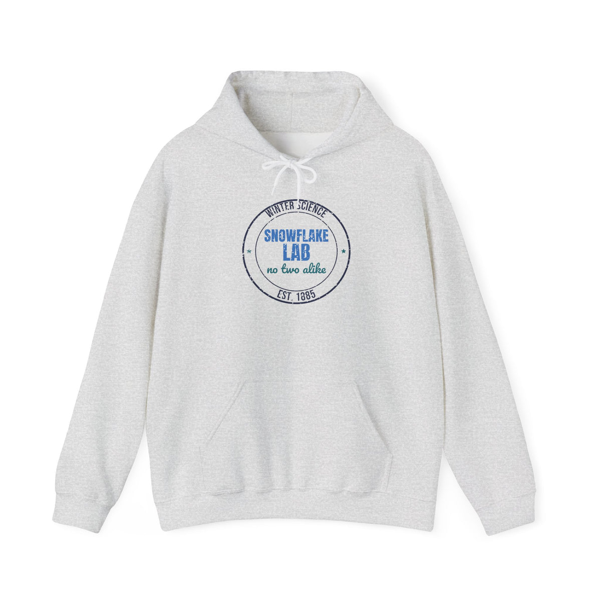 Winter Science Snowflake Lab Est. 1885 Hoodie, Vintage Winter Hoodie