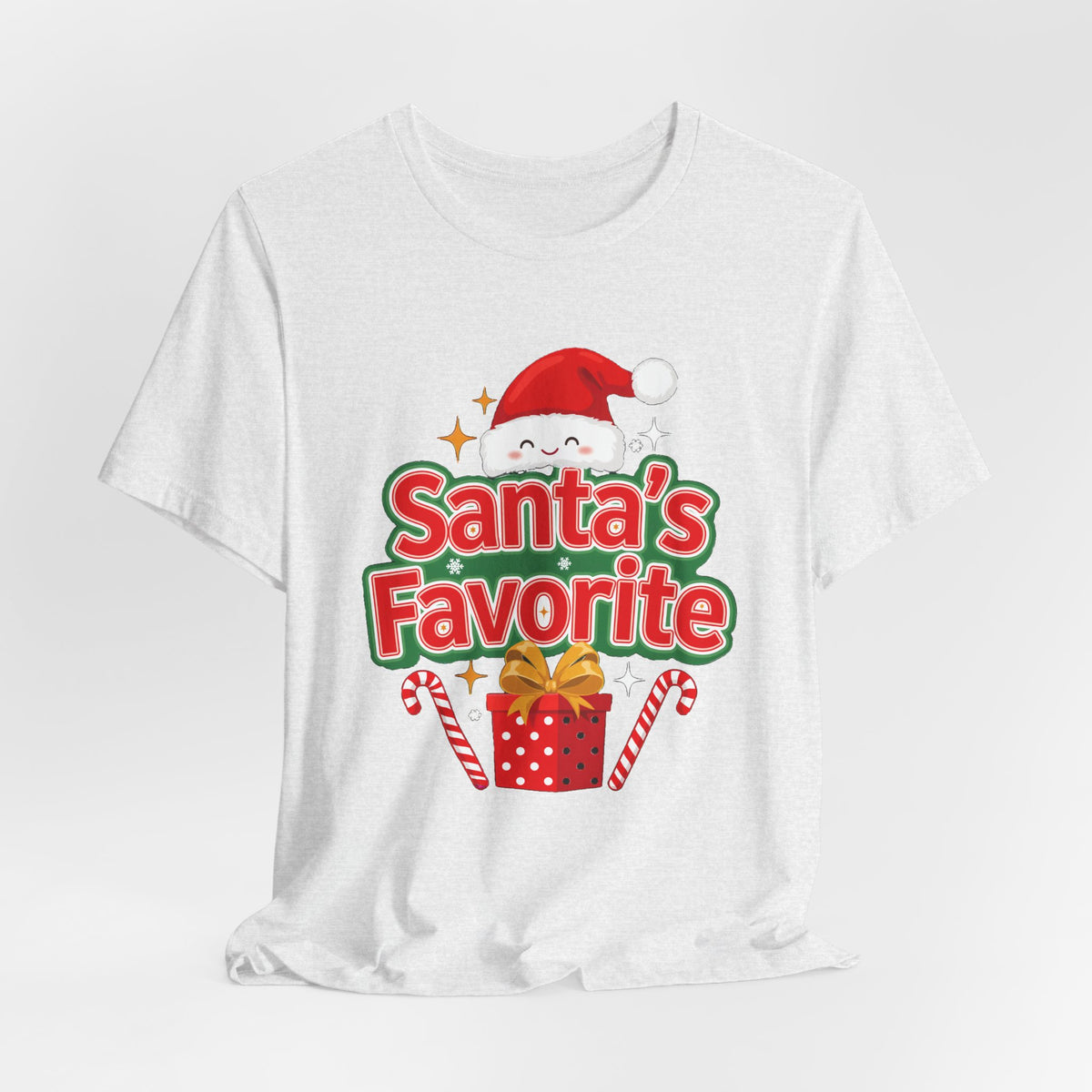 Santa's Favorite Shirt, Funny Christmas T-Shirt, Nice List Tee