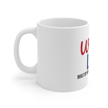 Welder Life Built by Hand Fused with Pride Mug