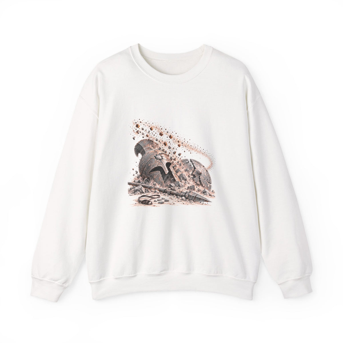 The Giant and the Sling Sweatshirt, Symbolic Fine Art Crewneck, By Xudeyda