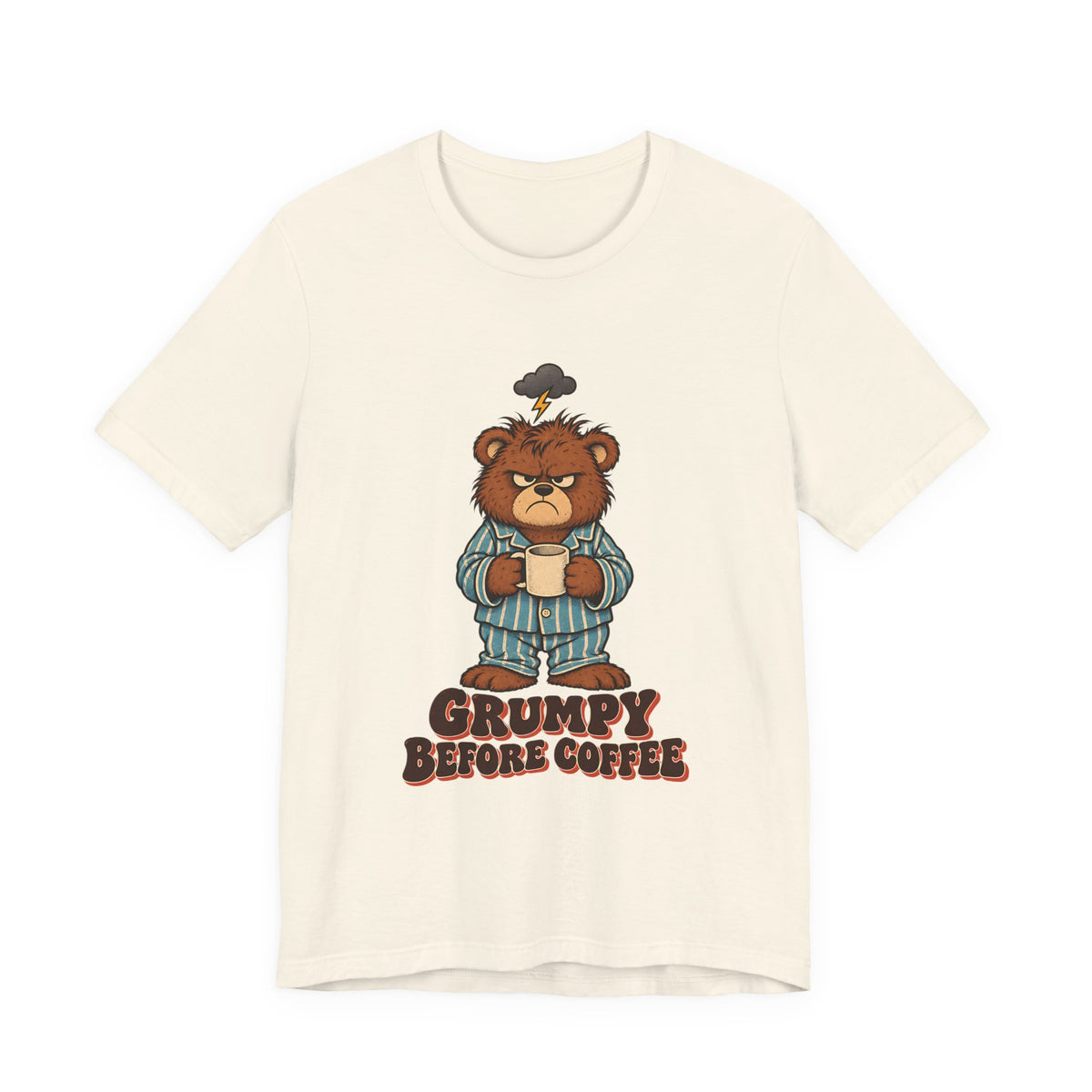 Grumpy Before Coffee Bear Shirt, Funny Coffee Bear T-Shirt, Funny Coffee Bear Gift