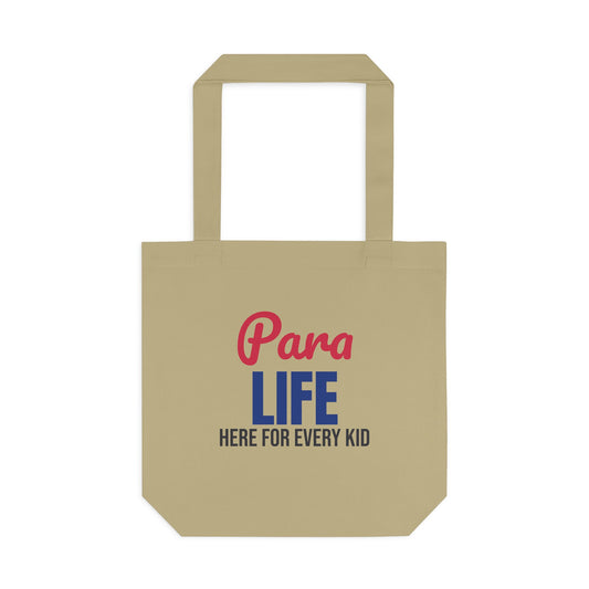 Para Life Here For Every Kid Tote Bag, Para Life Canvas Tote Bag