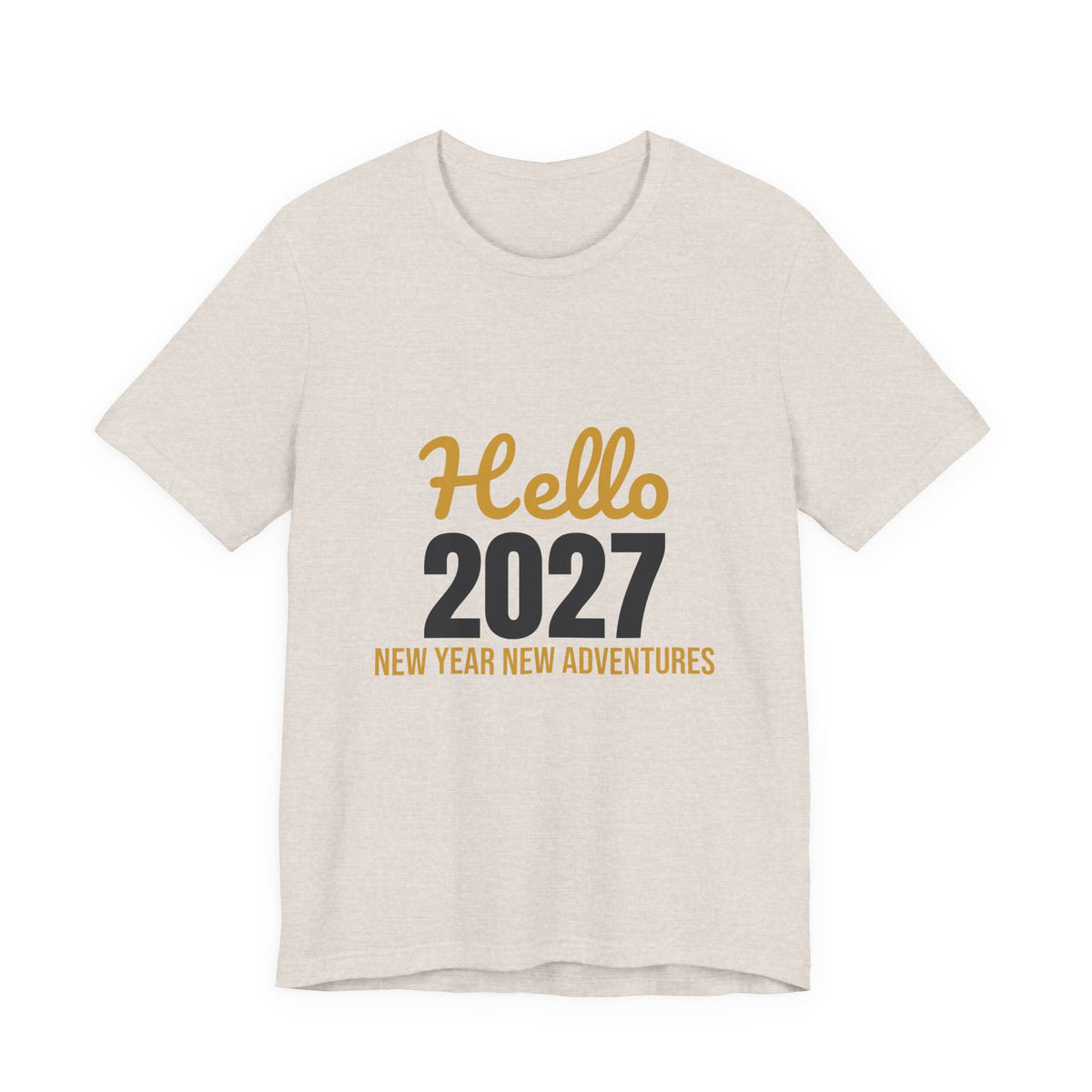 Hello 2027 New Year New Adventures Shirt, New Year T-Shirt, NYE Party Tee