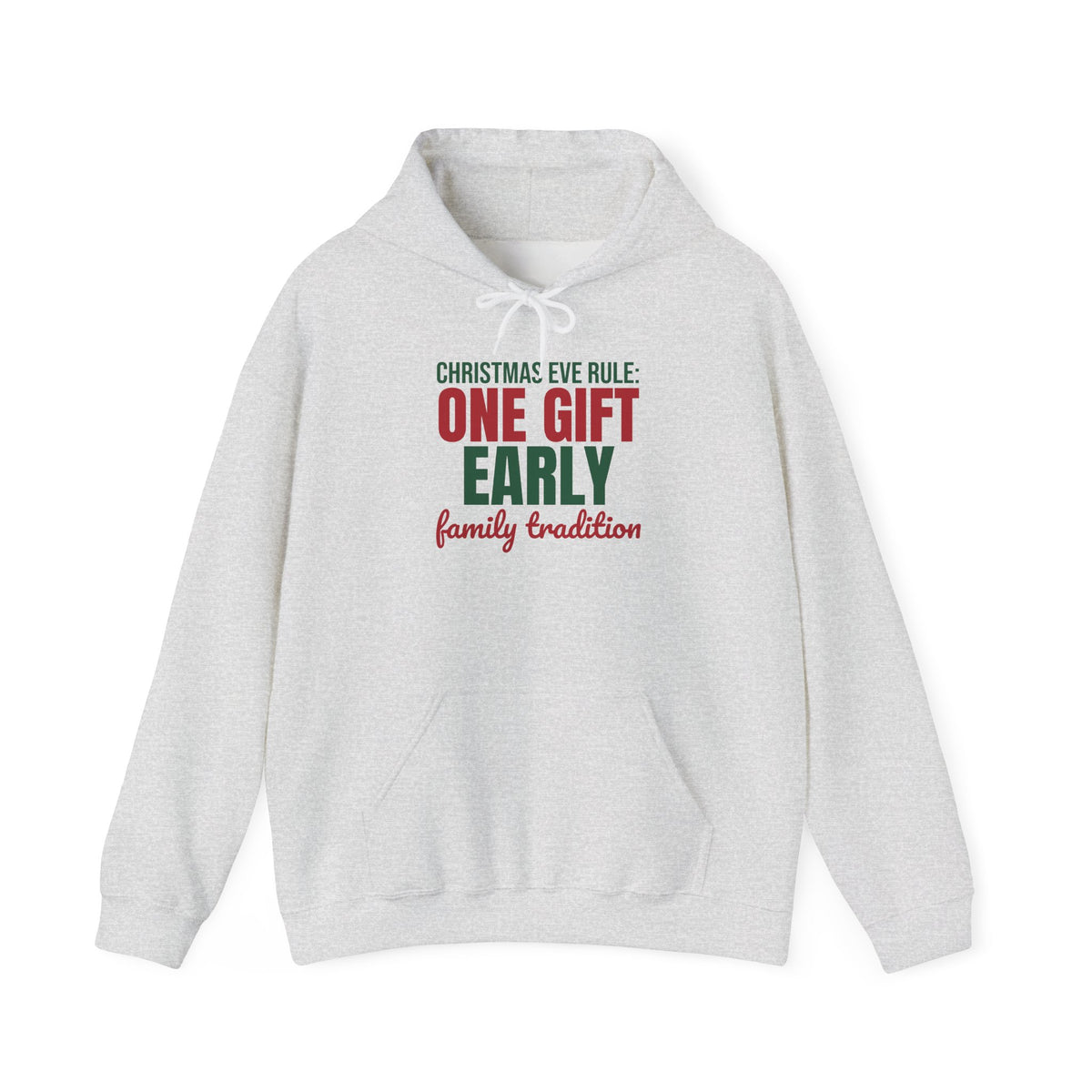 Christmas Eve Rule One Gift Early Family Tradition Hoodie, Christmas Eve Hoodie