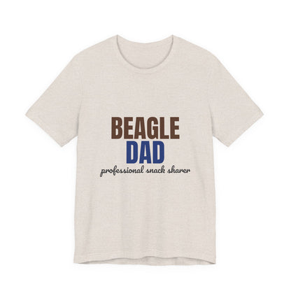 Beagle Dad Professional Snack Sharer Shirt, Beagle Dad T-Shirt, Beagle Lover Gift