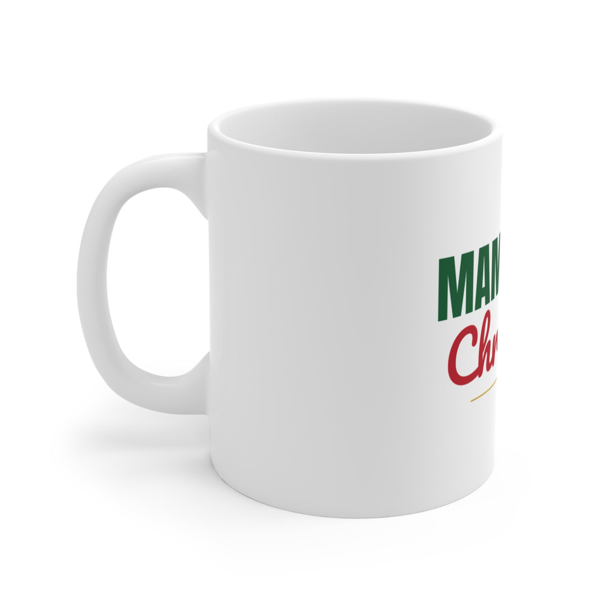Mama Bear Christmas Mug, Mom Christmas Coffee Mug 11oz