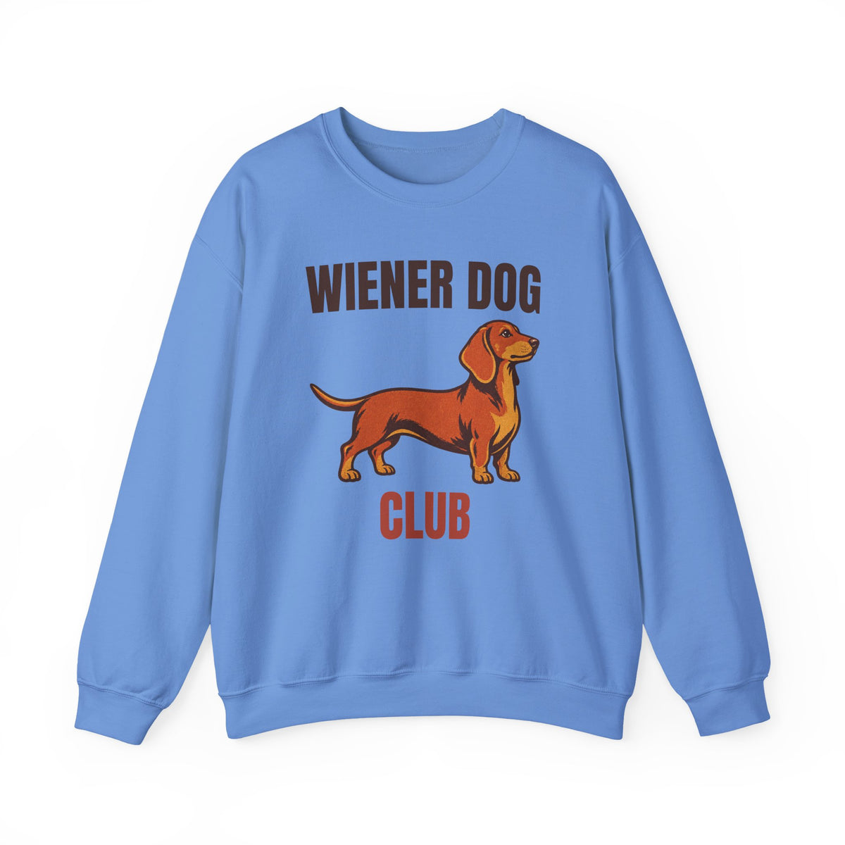 Wiener Dog Club Vintage Dachshund Sweatshirt, Vintage Dachshund Crewneck