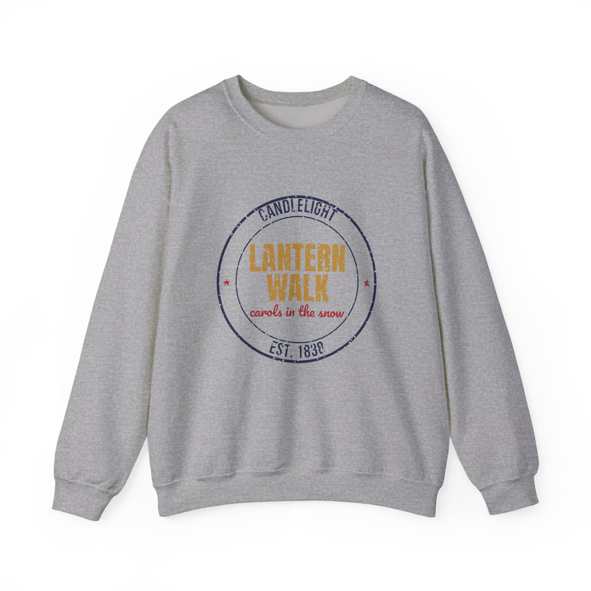 Candlelight Lantern Walk Est. 1838 Sweatshirt, Vintage Christmas Crewneck Sweatshirt