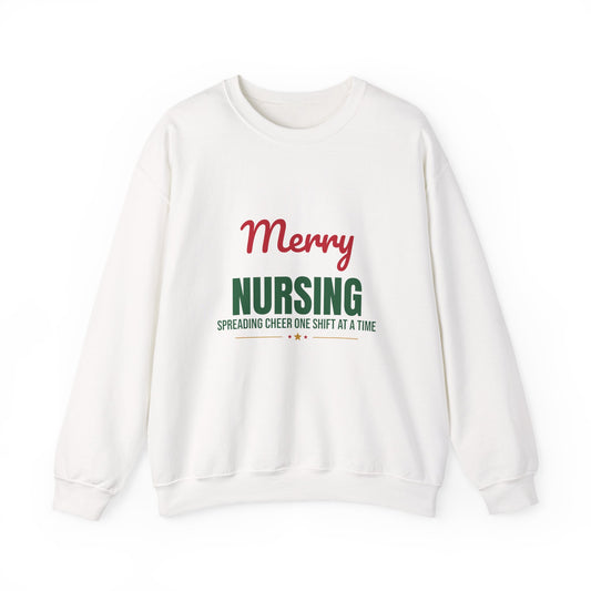 Merry Nursing Spreading Cheer One Shift at a Time Sweatshirt