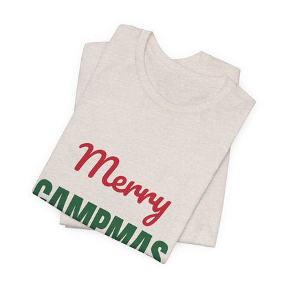 Merry Campmas Shirt, Camping Christmas T-Shirt, Camper Gift