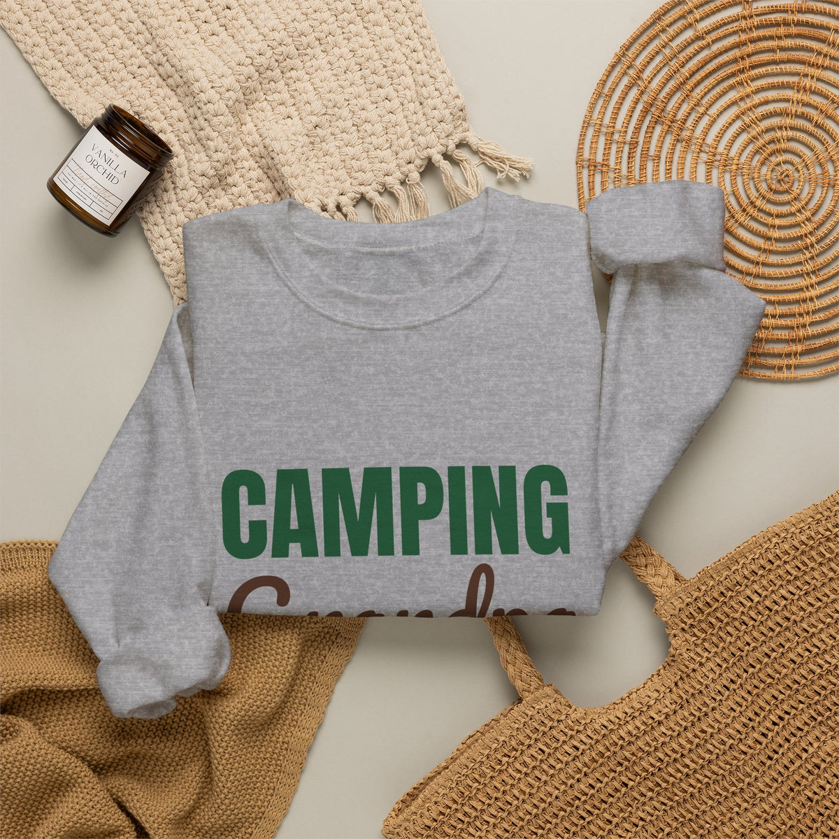 Camping Grandpa Sweatshirt, Camping Grandpa Crewneck