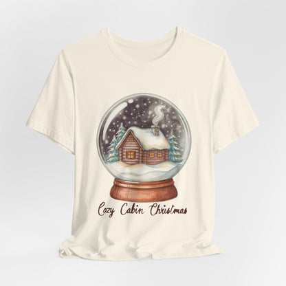 Cozy Cabin Christmas Snow Globe Shirt, Cozy Cabin Christmas Snow Globe T-Shirt
