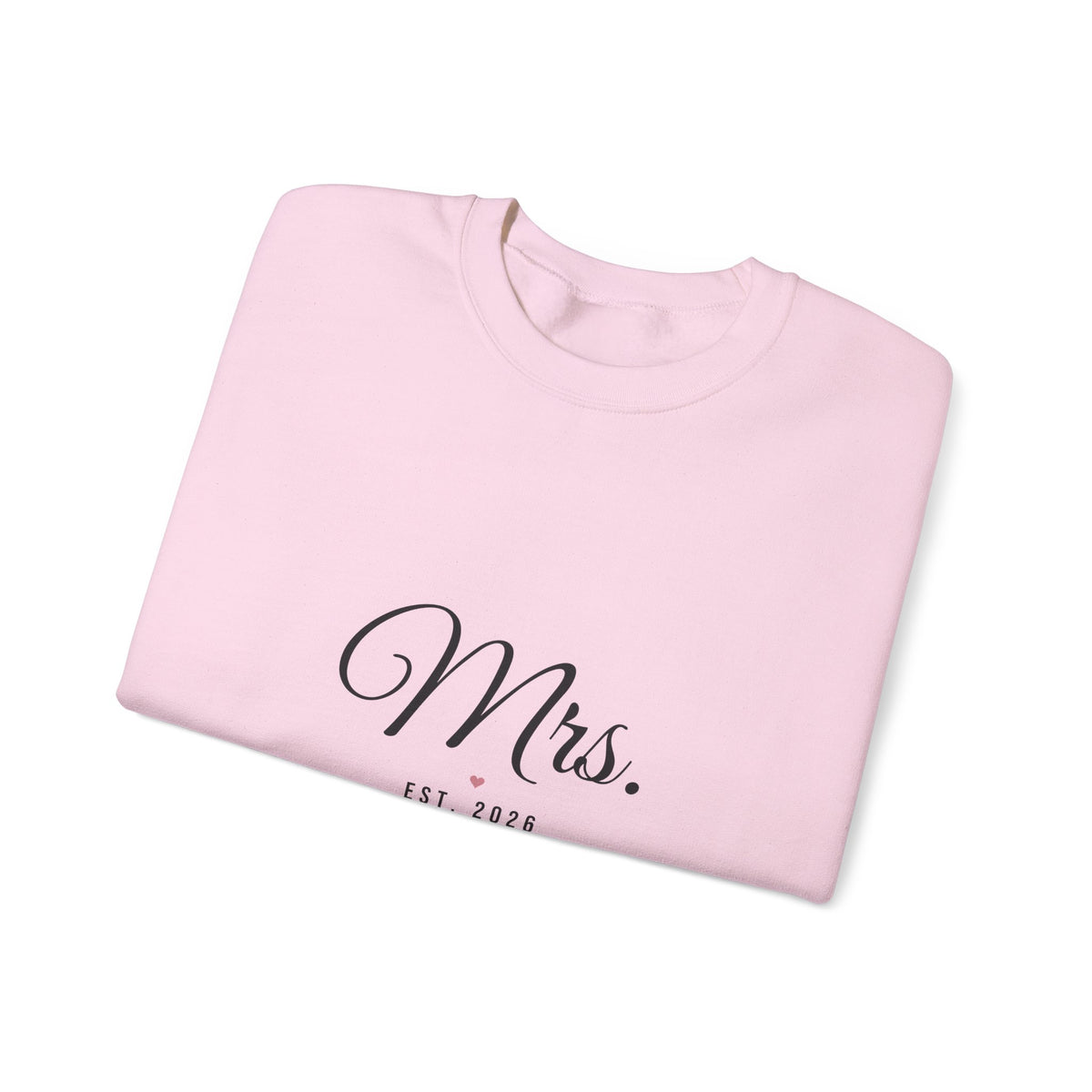 Mrs Est 2026 Sweatshirt, Bride Crewneck, Bridal Shower and Honeymoon Gift