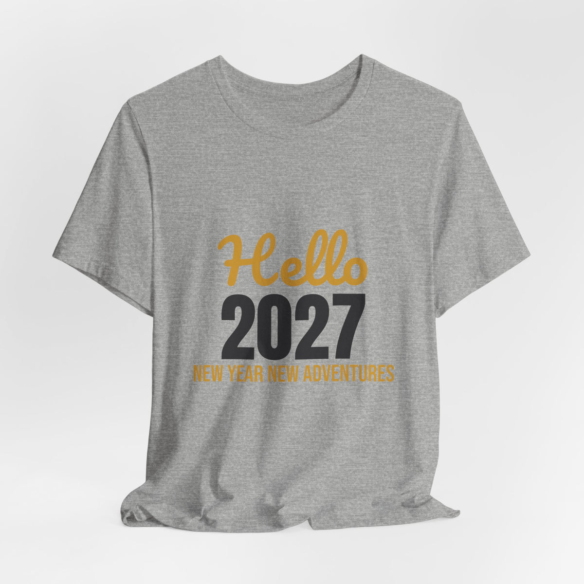 Hello 2027 New Year New Adventures Shirt, New Year T-Shirt, NYE Party Tee