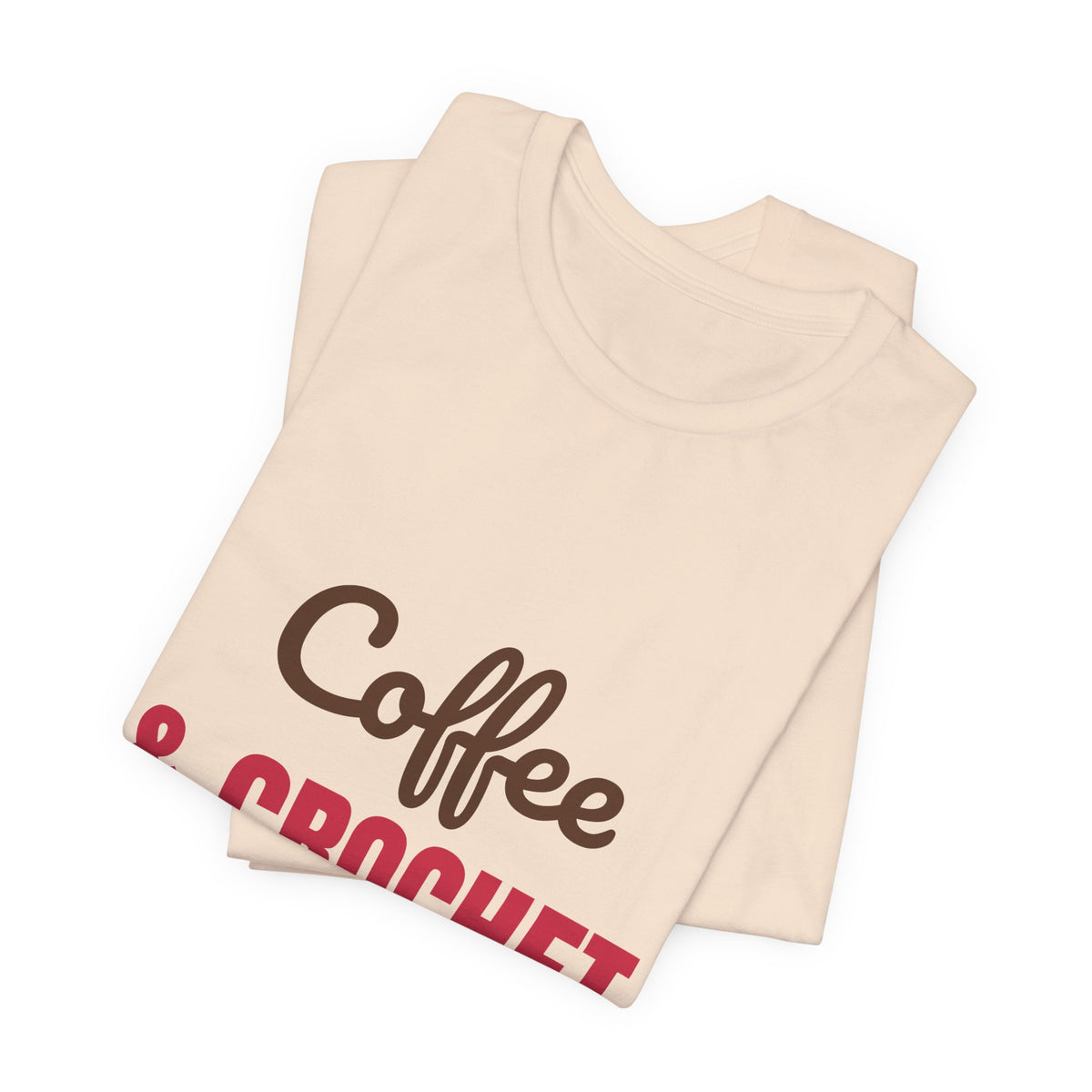 Coffee and Crochet Hooked on Both Shirt, Crochet T-Shirt, Crochet Lover Gift