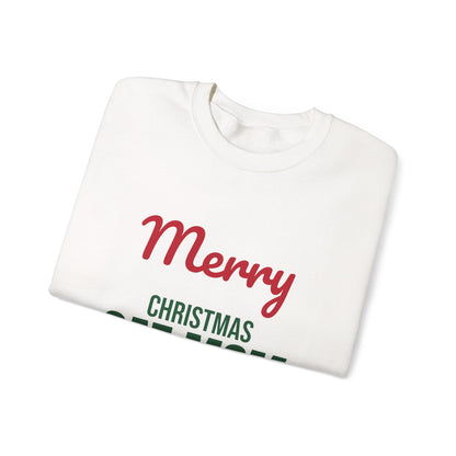 Merry Christmas Cat Mom Sweatshirt, Cat Mom Christmas Crewneck
