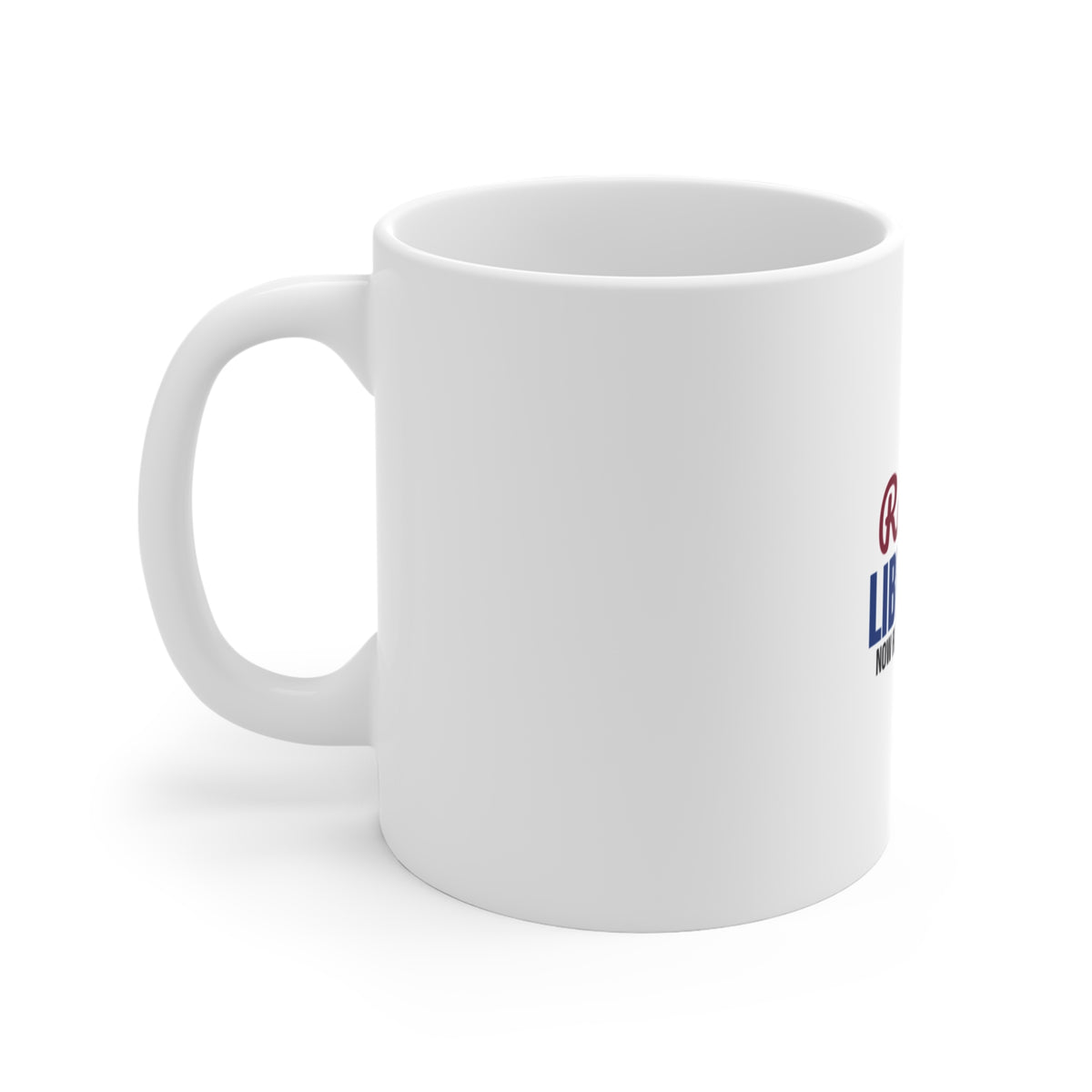 Retired Librarian Now Reading Full Time Mug, Librarian Retirement Mug 11oz