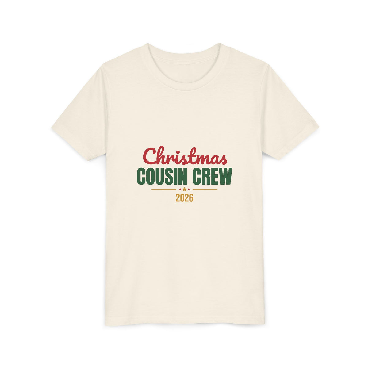 Christmas Cousin Crew 2026 Kids Shirt, Kids Matching Christmas T-Shirt
