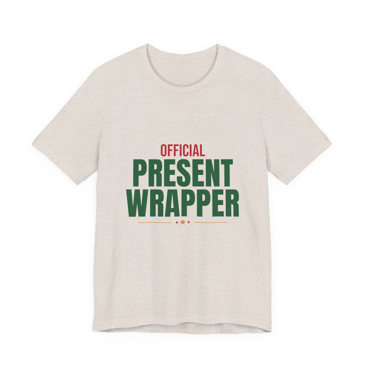 Official Present Wrapper Shirt, Funny Christmas T-Shirt, Gift Wrapper Tee