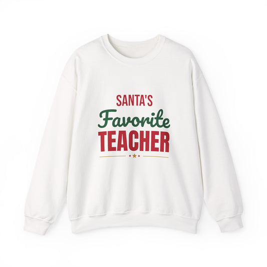 Santa's Favorite Teacher Sweatshirt